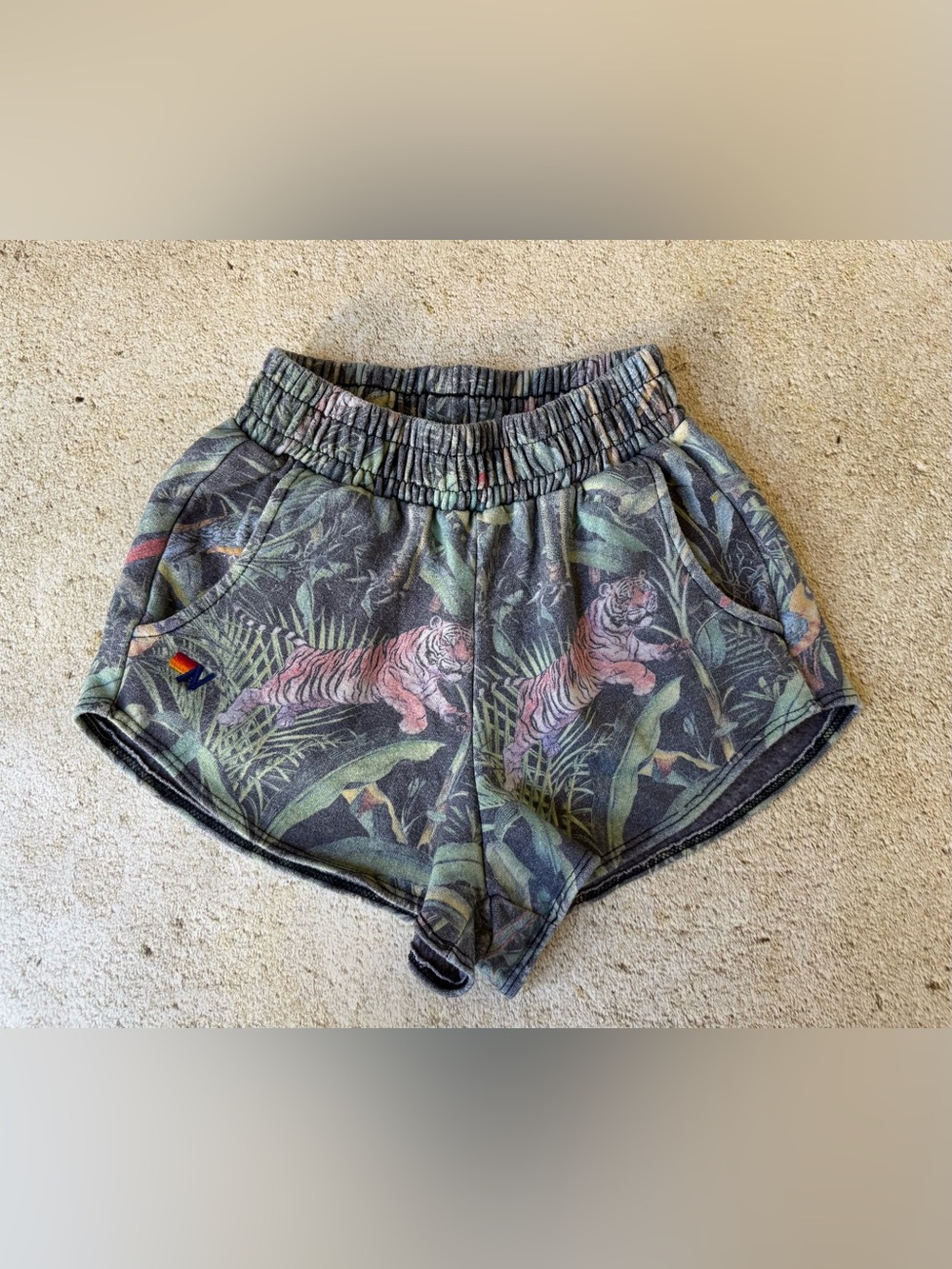 Aviator Nation Jungle Pocket Club Shorts XS